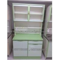 ราคา ตู้หน้าเรียบพร้อมตู้ลอย บานเรียบ ขนาด 1 เมตร รุ่น LS102 (001194)