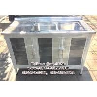 ราคา ตู้อ่างล้างจาน 2หลุม ท๊อปหินแกรนิต 1.20 ม รุ่น BEE (001143)