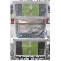 ราคา ตู้ครัวอ่าง 1หลุม เคลือบขาวขอบมน 100 ซม (001953)