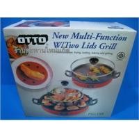 ราคา หม้อสุกี้-บาร์บีคิว OTTO ออตโต้ รุ่นPG-159 ทรงกลม ทำได้ทั้งสุกี้และปิ้งย่างพร้อมกัน (000551)