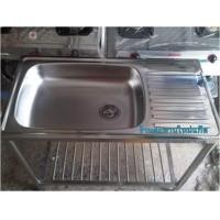 ราคา ซิ้งค์ล้างจานพร้อมขาตั้งสแตนเลส ตราเพชร รุ่น LSS-1096 (000462)