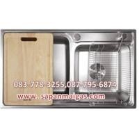 ราคา ซิ้งค์สแตนเลส 1หลุม รุ่น GALAN 790/450 ยี่ห้อ EVE (001038)