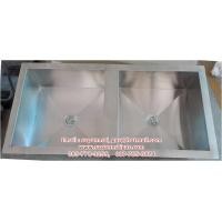 ราคา ซิ้งค์สแตนเลส แบบฝังเคาน์เตอร์ 2 หลุม (สั่งทำ) (001570)