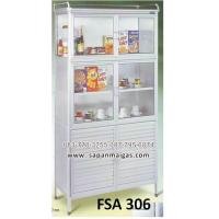 ราคา ตู้กับข้าวอลูมิเนียม เกรด A ขนาด 3 ฟุต ยี่ห้อ sanki รุ่น FSA 306 (001219)