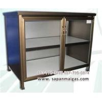 ราคา ตู้อลูมิเนียมหน้าเรียบ ยี่ห้อซันกิ 1 เมตร สีชา รุ่น SMC-A100 (001667)