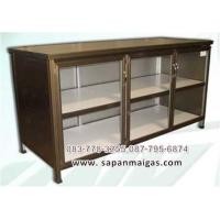 ราคา ตู้อลูมิเนียมหน้าเรียบ ยี่ห้อซันกิ 1.50 เมตร สีชา รุ่น SMC-A150 (001670)