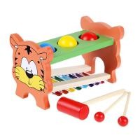 ราคา ของเล่นไม้ - ระนาด ค้อนทุบ เสือ 2 in 1 - Piano Knocks The Knock Tables Wooden Toys (93)