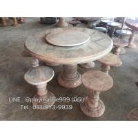 ราคา โต๊ะกินข้าวหินอ่อน (ขนาด120ซม)