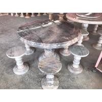 ราคา โต๊ะกินข้าวหินอ่อน (ขนาด120ซม) (สีเทา)