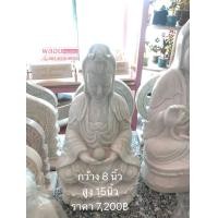 ราคา เจ้าแม่กวนอิมหินอ่อนแกะสลักแท้100%
