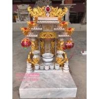 ราคา ศาลเจ้าที่จีนหินอ่อน (ศาลตี่จู้เอี๊ยะ) 16นิ้ว 888 ลงทอง