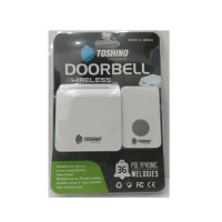 ราคา กริ่งไร้สายแบบเสียบปลั๊ก TOSHINO (1 ตัวส่ง 1 ตัวรับ) - อุปกรณ์เรียกฉุกเฉิน | กริ่งประตูบ้านไร้สาย (193)