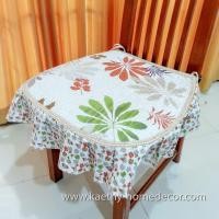 ราคา เบาะรองนั่งสำหรับเก้าอี้สไตล์คอทเทจ ลายใบไม้หลากสี แบบ-B