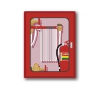ราคา ตู้สายดับเพลิงแบบพับ Fire Hose Rack Cabinet