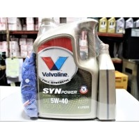 ราคา Valvoline Syn Power 5W-40 (4+1L) API SN ฟรี เสื้อโปโล