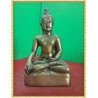 ราคา พระบูชา พระเชียงแสนสิงห์1 ฐาน 2 นิ้ว เนื้อนวโลหะสำริด