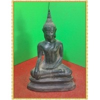 ราคา พระบูชา พระอู่ทอง ปางสดุ้งมาร หน้าตัก 4 นิ้ว เนื้อโลหะสำริด