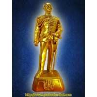 ราคา พระบรมรูป ร.5 ทรงยืน สูง 21 นิ้ว เนื้อเรซิ่นสีทอง
