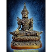 ราคา พระพุทธมหาจักรพรรดิ์เศรษฐี ปางชนะมาร หน้าตัก 5 นิ้ว เนื้อโลหะสำริด