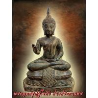 ราคา พระพุทธสุโขทัย ปางประทานพร หน้าตัก 5 นิ้ว เนื้อโลหะสำริดสภาพเก่า