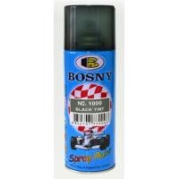 ราคา Bosny สีสเปรย์ No.1000 Black Tint สีดำโปร่งแสง (400ml.) (430)