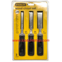 ราคา Stanley สิ่วเจาะไม้ 16-089 3 ตัว/ชุด ขนาด (1/2",3/4",1") Wood Chisel set (1396)