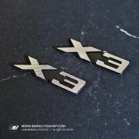 ราคา โลโก้เล็กติดลำโพง แพ็คคู่ โลโก้ติดลำโพงแพ็คคู่ &quot; X3 &quot; (1402)