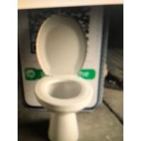 ราคา S-2701/(10501/10502) โถส้วมแบบนั่งราบพร้อมฝา สีขาว (22030536687)