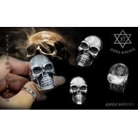 ราคา แหวนหัวกะโหลก 95 Sterling Silver 925 NSRG706 (706)