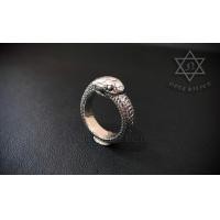 ราคา แหวนเงินแท้ ลายงูกินหาง Original (รุ่นเล็ก 5mm) Sterling Silver 925 NSRG2711 (2711)