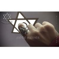 ราคา แหวนพญานาคคู่ ตาฝังพลอยสวาไลท์สีเขียวสว่าง แหวนเงินแท้ Sterling Silver .925 NSRG2799 (2799)