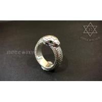 ราคา แหวนเงินแท้ ลายงูกินหาง ดวงตาฝังกรีนซาวไลท์ พลอยแท้สีเขียว (รุ่นใหญ่ 8mm)Sterling Silver 925 NSRG2818 (2818)