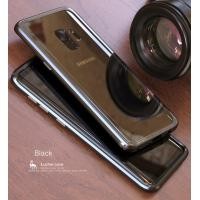 ราคา S9 Plus เคสกระจกขอบอลูมิเนียม Luphie 443 S9 Plus ขอบดำ (403)