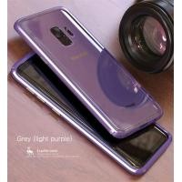 ราคา S9 Plus เคสกระจกขอบอลูมิเนียม Luphie 443 S9 Plus ขอบม่วง (405)