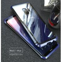 ราคา S9 Plus เคสหลังกระจก 9H แบบใส ขอบทูโทน 441 ดำ-น้ำเงิน (426)