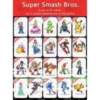 ราคา Amiibo card การ์ด Set แถมฟรีสมุดสะสมหนังพรีเมี่ยม / กล่องใส Super Smash Bros Set 20 แบบ (566)