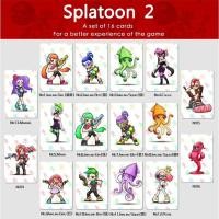ราคา Amiibo card การ์ด Set แถมฟรีสมุดสะสมหนังพรีเมี่ยม / กล่องใส Splatoon 2 Set 16 แบบ (571)