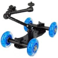 ราคา m011 Camera Dolly Skater Stabilizer Slider Car Kit + 11" Magic Arm DSLR Photo Video Camera (624)