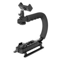 ราคา 4-in-1 Smartphone+Action Camera+Camcorder+ DSLR Camera Stabilizer C Shape Rig Low Position Shooting System for Nikon/Canon/Sony/GoPro/SJCAM/Xiaomi Yi/Sony/Garmin Virb XE + iPhone/Samsung (631)