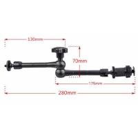 ราคา Magic Arm MA11 ขนาด 11 นิ้ว ขายึดจอ แขนยึดจอ ไฟแฟลช อุปกรณ์วีดีโอต่างๆ Mounting Kit for Field monitor & DSLR Camera, Action Camera (690)