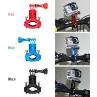ราคา 360 Degrees Rotation Aluminum Alloy Bicycle Motorcycle Camera Mount Tripod For Gopro Hero XiaoYi Action Camera (710)