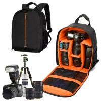 ราคา INDEPMAN Camera Bags Backpack Video Photo Bags for Nikon Canon Cameras Small Compact Camera Backpack color:orang (777)