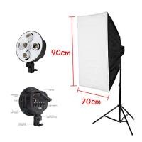 ราคา โคมไฟสตูดิโอ60*90cm5ขั้วหลอด พร้อมขาตั้งไฟ2เมตร (882)