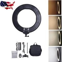 ราคา ไฟวงแหวนLEDขนาด14นิ้ว ปรับสว่างและสีขาว-เหลืองนวลได้ พร้อมกระเป๋าและขาตั้ง (938)