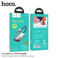ราคา ตัวเเปลง Type-C เป็น HDMI hoco UA20 รองรับ เเล็บท็อป โทรศัพท์มือถึอ เเท็บเล็ต HDTV / โปรเจคเตอร์ / จอแสดง (22302084697)