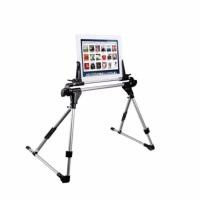 ราคา ขาตั้งไอแพด Tablet Stand ขาตั้ง ใช้สำหรับ แท๊บเล็ต รุ่น 301 กล่องแดง (Silver) (1461783057)