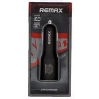 ราคา หัวชาร์จ ในรถยนต์ Remax Car Charger USB 2 port หัว USB ชาร์ตในรถยนต์ 1.0A / 2.1A 5V (1461791420)