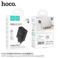 ราคา หัวชาร์จ พอร์ตจ่ายไฟ 4 ช่อง HOCO รุ่น C127A PD45W ชาร์จโทรศัพท์มือถือ QC 3.0 fast Charger USB Type-C (21783740165)