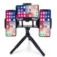 ราคา ขาตั้ง มือถือ กล้อง LIve Multi clip ไลฟ์สด พร้อมกัน3เครื่อง ขาตั้งโทรศัพท์ 3ขา ขนาดเล็ก พกพาสะดวก ไลฟ์สด (17895923968)