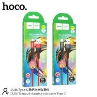 ราคา ใหม่ Hoco DU36 สายชาร์จ มือถือ ชาร์จเร็ว 3A สำหรับ ios / Micro/ Type-C ไนล่อน คุณภาพสูง สีดำ/สีแดง (19692794359)